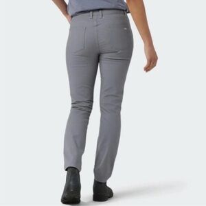 Stio Women's Basalt Rivet Canvas Pants Outdoor Straight Leg Grey Size 6 NWT